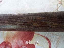 Vintage EDDIE STANKY WOOD MINI BAT Hillerich & Bradsby #40 circa 1940's-1950's