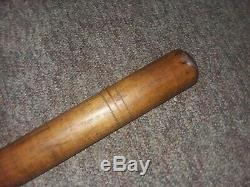 Vintage Early 1890s Antique Ring Baseball Bat incised Rings
