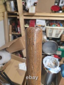 Vintage Early 1900's Wooden Baseball Bat