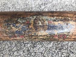 Vintage Eddie Collins Louisville Slugger Decal Baseball Bat 40 E. C. 1920s Rare