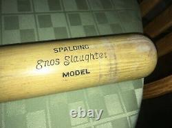 Vintage Enos Slaughter St. Louis Cardinals Spalding 120 Model 35 Baseball Bat