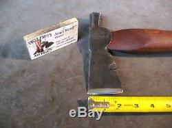 Vintage Evansville hatchet axe hammer custom JESSE REED baseball bat handle