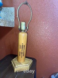 Vintage Fernando Valenzuela Baseball Bat Lamp. Dodgers memorabilia