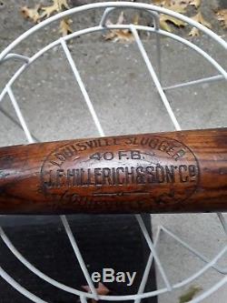 Vintage Frank Home Run Baker 1911 -1916 Hillerich & SON Decal Baseball Bat
