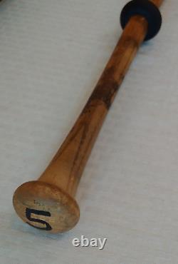 Vintage GAME USED Wooden MLB Baseball Bat Rawlings GENE SCHALL Phillies 34-35'