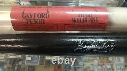 Vintage GAYLORD PERRY Autographed Baseball Bat HOF With COA