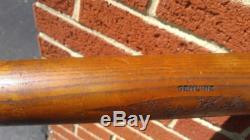 Vintage GEORGE H SISLER Baseball Bat LOUISVILLE SLUGGER 40 G. S. H&B Early NICE
