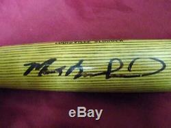 Vintage Game MARK BROUHARD Milwaukee Baseball Bat 34 Length (Autographed)