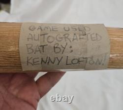 Vintage Game Used Bat Autographed by Kenny Lofton Vintage Game Used Bat Autographed by Kenny Lofton