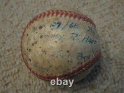 Vintage Game Used Jim Ray Hart K75 Baseball Bat with National League Ball 1968