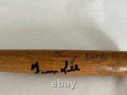 Vintage George Kell Autographed Louisville Slugger Bat HOF Detroit Tiger Stadium