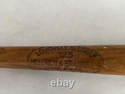 Vintage George Kell Autographed Louisville Slugger Bat HOF Detroit Tiger Stadium