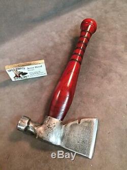 Vintage Germantown carpenter axe hatchet custom JESSE REED baseball bat handle