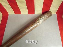 Vintage Goldsmith early Wood No. 82 Baseball Bat 34 Antique Memorabilia Rare