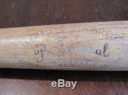 Vintage Grier Baseball Bat Greenville South Carolina Full Size Bat Zinn Beck Co