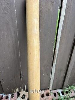 Vintage Grier Mfg Co No 8 Softball Bat Wood Ash Greenville SC 34