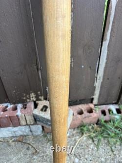 Vintage Grier Mfg Co No 8 Softball Bat Wood Ash Greenville SC 34