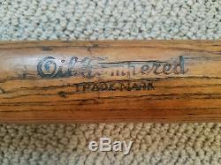 Vintage H&B 1917 to 1921 Pro Model 125 Dash Dot Dash Oil Tempered Baseball Bat