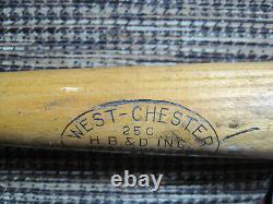 Vintage H. B. & D INC. WEST CHESTER WALLOPER Baseball Bat WEST CHESTER PA