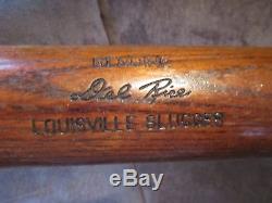Vintage H&B Del Rice Game Used Baseball Bat St Louis Cardinals 1940's 1950's