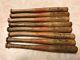 Vintage Hillerich & Bradsby Louisville Slugger Mini Baseball Bat 4 1/2 Lot 8 X