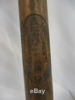 Vintage HOF Kiki Cuyler Hillerich & Bradsby 40 H. C. Baseball Bat Chicago Cubs