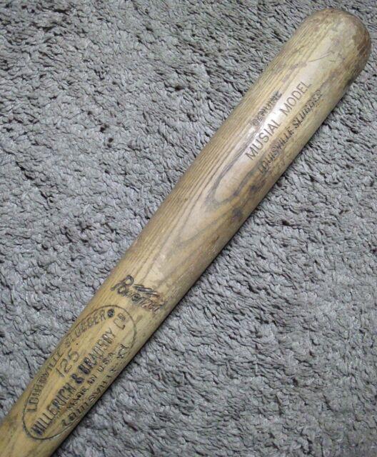 Vintage Hof Stan Musial H&b 125 Louisville Game Model Used M117 Baseball Bat