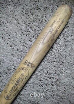 Vintage HOF Stan Musial H&B 125 Louisville Game Model Used M117 Baseball Bat