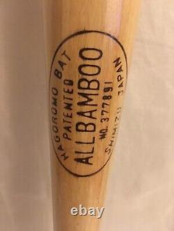 Vintage Hagomoro Japanese Bamboo Baseball Bat RARE New Old Stock NOS Shrink Wrap