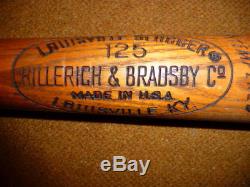Vintage Hank Aaron H & B Hillerich & Bradsby Co. 125 Baseball Bat 34