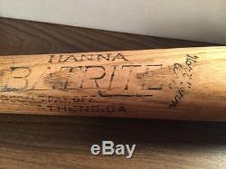 Vintage Hanna Batrite Baseball Bat Michigan State University Babe Ruth Model
