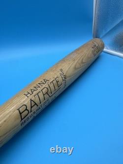 Vintage Hanna Batrite Colavito No Fta Fire Treated Northern Ash Baseball Bat 36