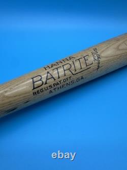 Vintage Hanna Batrite Colavito No Fta Fire Treated Northern Ash Baseball Bat 36