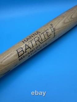 Vintage Hanna Batrite Colavito No Fta Fire Treated Northern Ash Baseball Bat 36