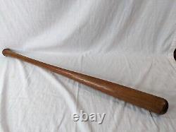 Vintage Hanna Batrite DiMaggio Style 35 Baseball Bat, Gilt Inlay 1940 TAS