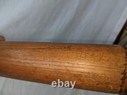 Vintage Hanna Batrite DiMaggio Style 35 Baseball Bat, Gilt Inlay 1940 TAS