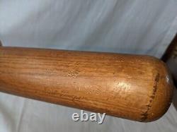 Vintage Hanna Batrite DiMaggio Style 35 Baseball Bat, Gilt Inlay 1940 TAS
