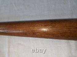 Vintage Hanna Batrite DiMaggio Style 35 Baseball Bat, Gilt Inlay 1940 TAS