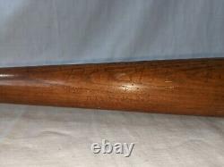 Vintage Hanna Batrite DiMaggio Style 35 Baseball Bat, Gilt Inlay 1940 TAS