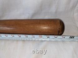 Vintage Hanna Batrite DiMaggio Style 35 Baseball Bat, Gilt Inlay 1940 TAS