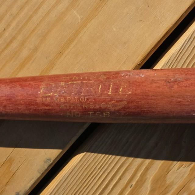 Vintage Hanna Batrite Tsb Official Softball 33 Wood Bat Msr 32.5 Leather Grip