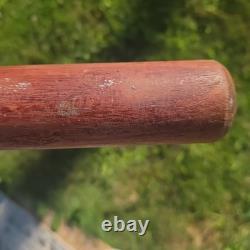 Vintage Hanna Batrite TSB Official Softball 33 Wood Bat MSR 32.5 Leather Grip