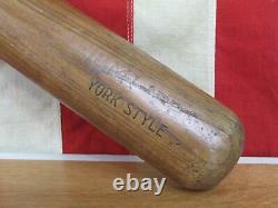Vintage Hanna Wood'Semi Pro' Baseball Bat Rudy York Style 34 Detroit Tigers