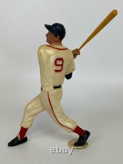 Vintage Hartland Ted Williams Red Sox #9 Baseball Figure 1958-1962 +Original Bat