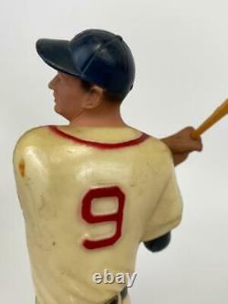 Vintage Hartland Ted Williams Red Sox #9 Baseball Figure 1958-1962 +Original Bat