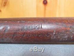 Vintage Hillerich & Bradsbury Co. Wood Indoor Baseball Bat No. 54 H&B Fungo 33