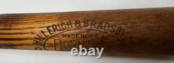 Vintage Hillerich & Bradsby Burnt Oil Finish No. 16 Bat 35 Ounce Monster Vintage Hillerich & Bradsby Burnt Oil Finish No. 16 Bat 35 Ounce Monster