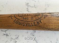 Vintage Hillerich & Bradsby Louisville Ky Champion No. 8 Baseball Bat