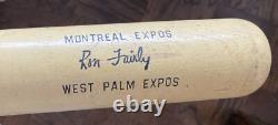 Vintage Hillerich Bradsby Louisville Pro Bat Ron Fairly Montreal West Palm Expos