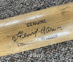 Vintage Hillerich & Bradsby Louisville Slugger Baseball Bat Henry Aaron 32 1/2